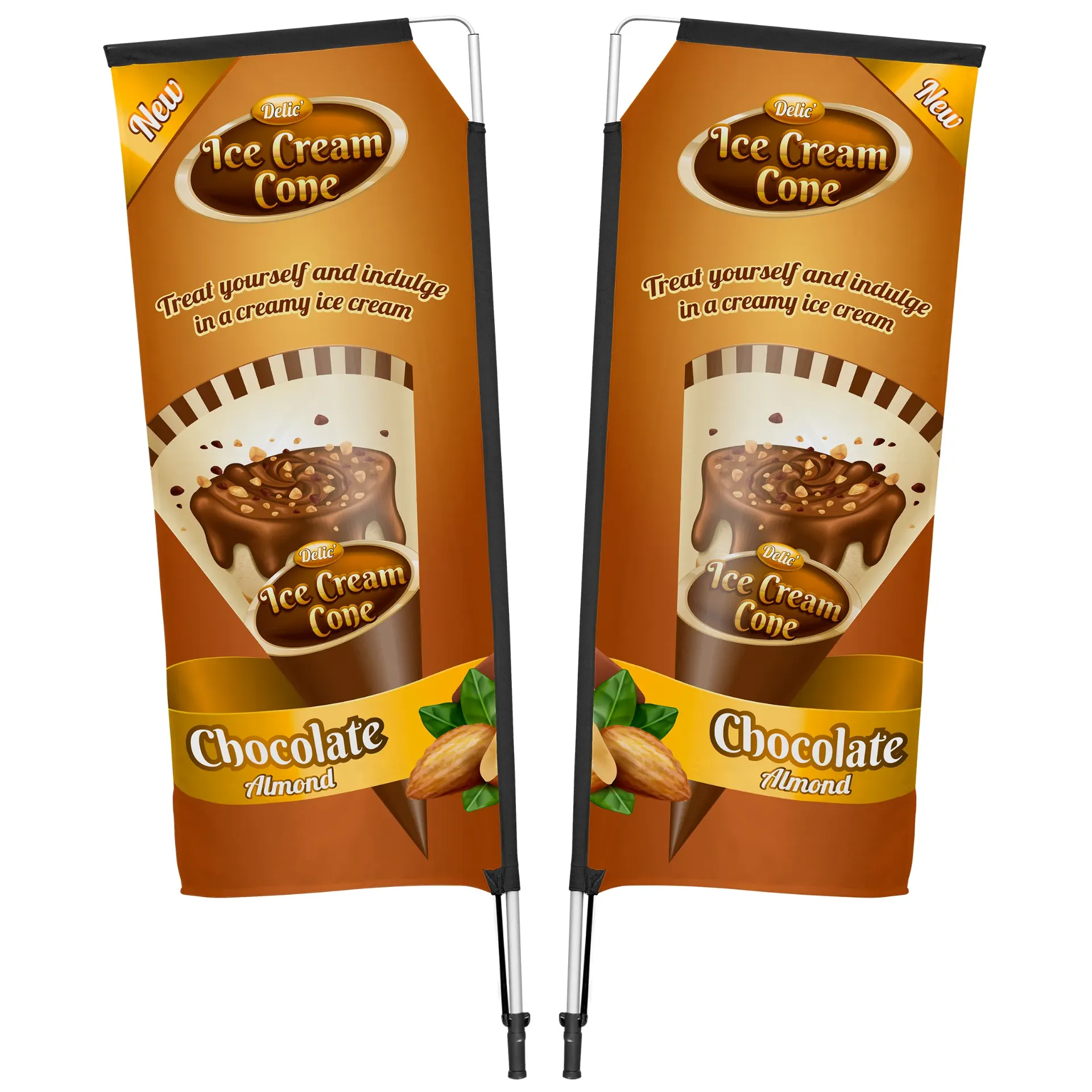 Telescopic Flying Banners – Set of 2