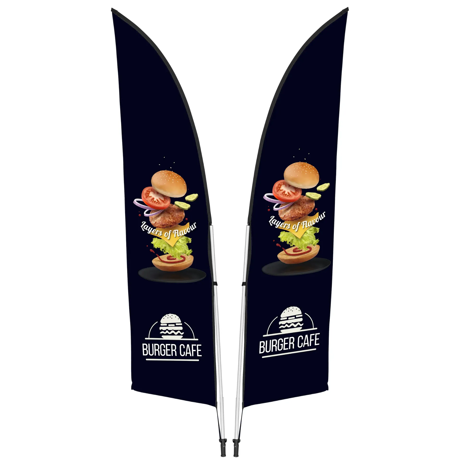 Arcfin Flying Banner - set of 2