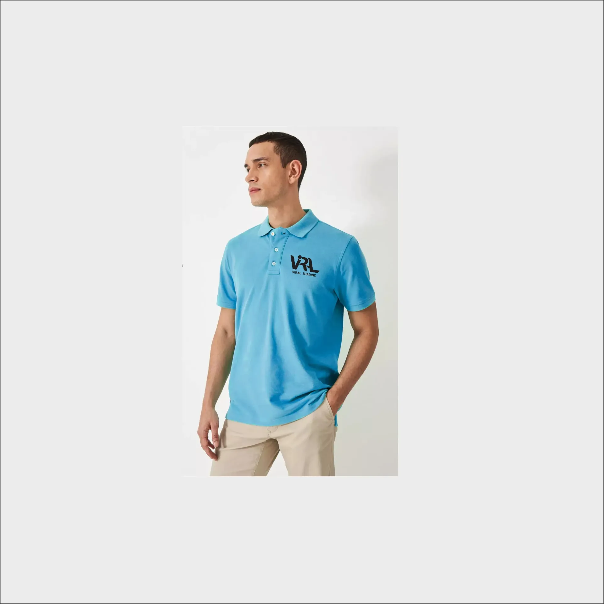 Corporate Unisex Adult Golf Shirt – 100% Cotton
