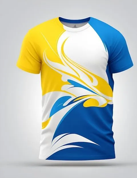 Custom full color sublimated round neck