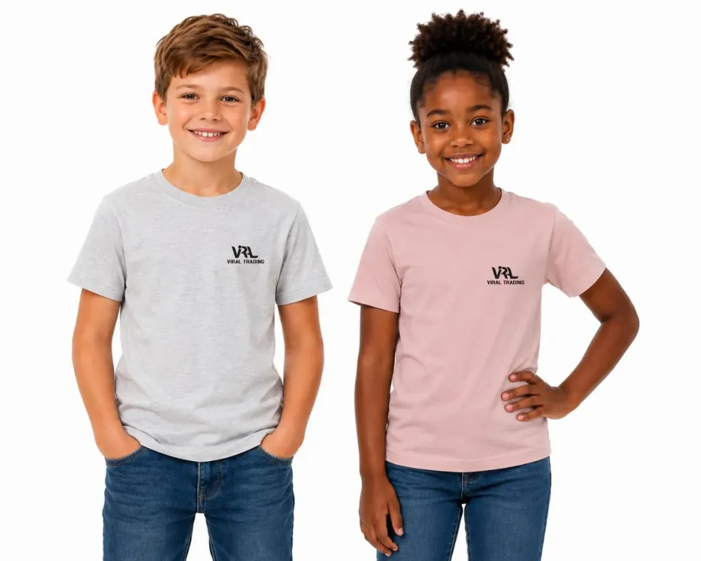 CW003-Unisex Kids Round Neck T-Shirt