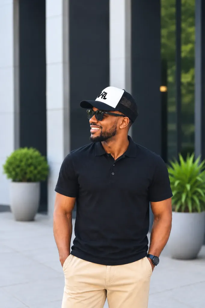 CW009-Two-Tone Trucker Cap