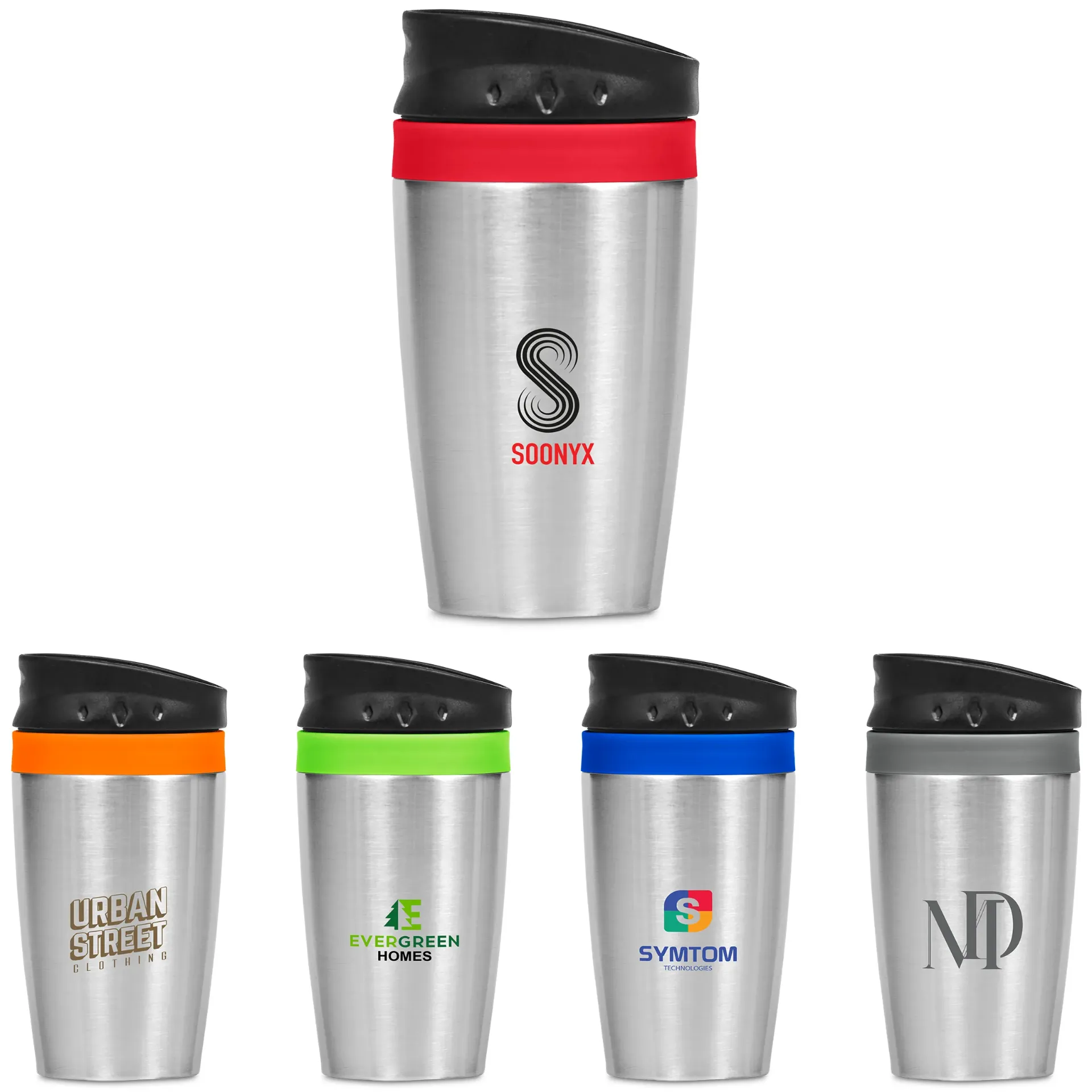 Altitude Vienna Stainless Steel & Plastic Double-Wall Tumbler - 300ml