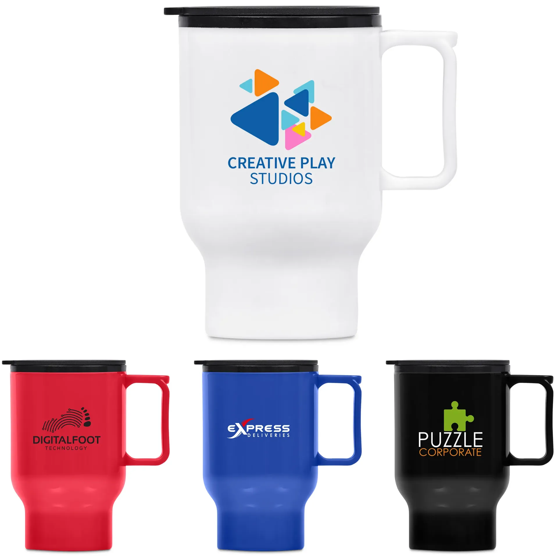 Altitude Whimsy Plastic Double-Wall Mug - 430ml