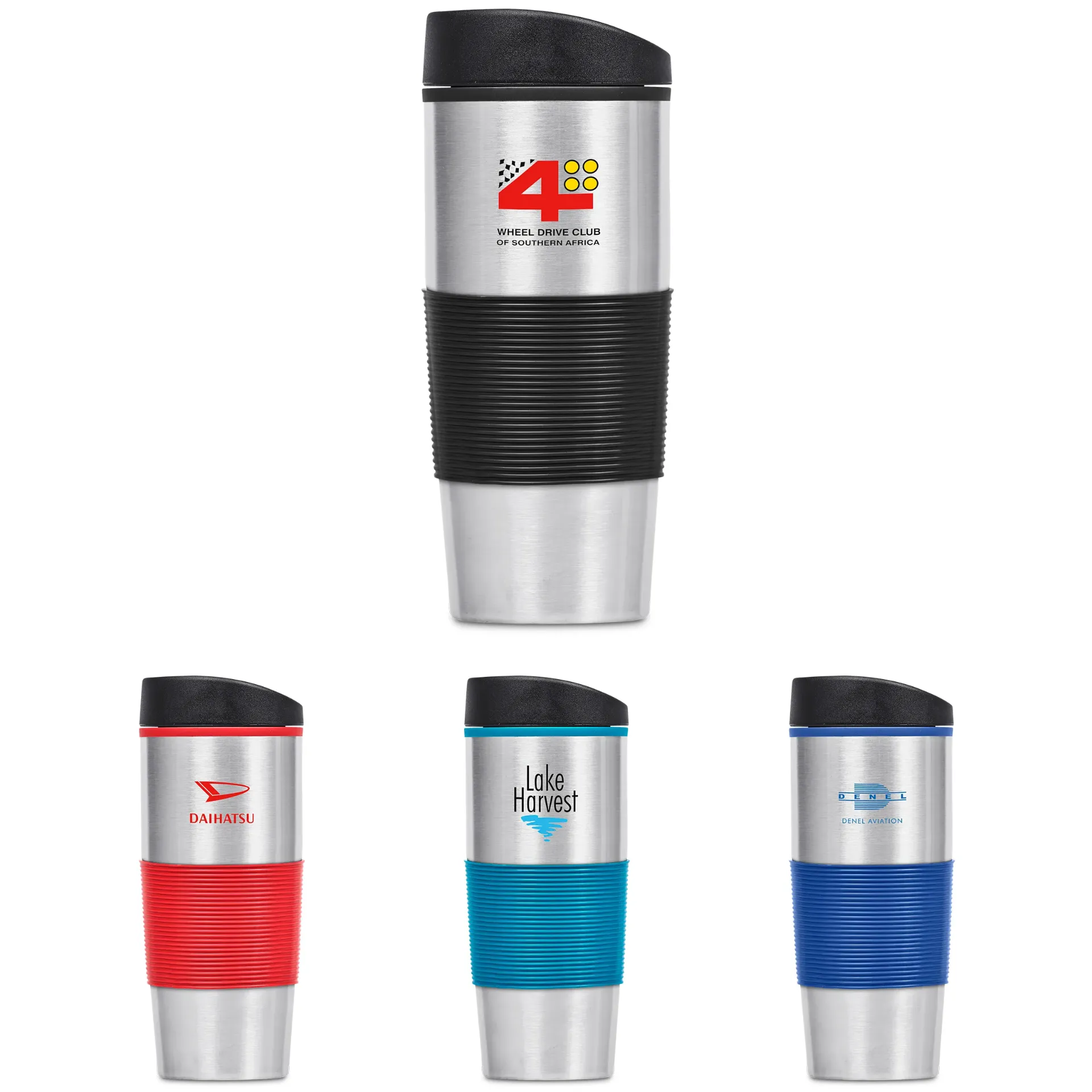 Ridge Stainless Steel & Plastic Double-Wall Tumbler - 450ml