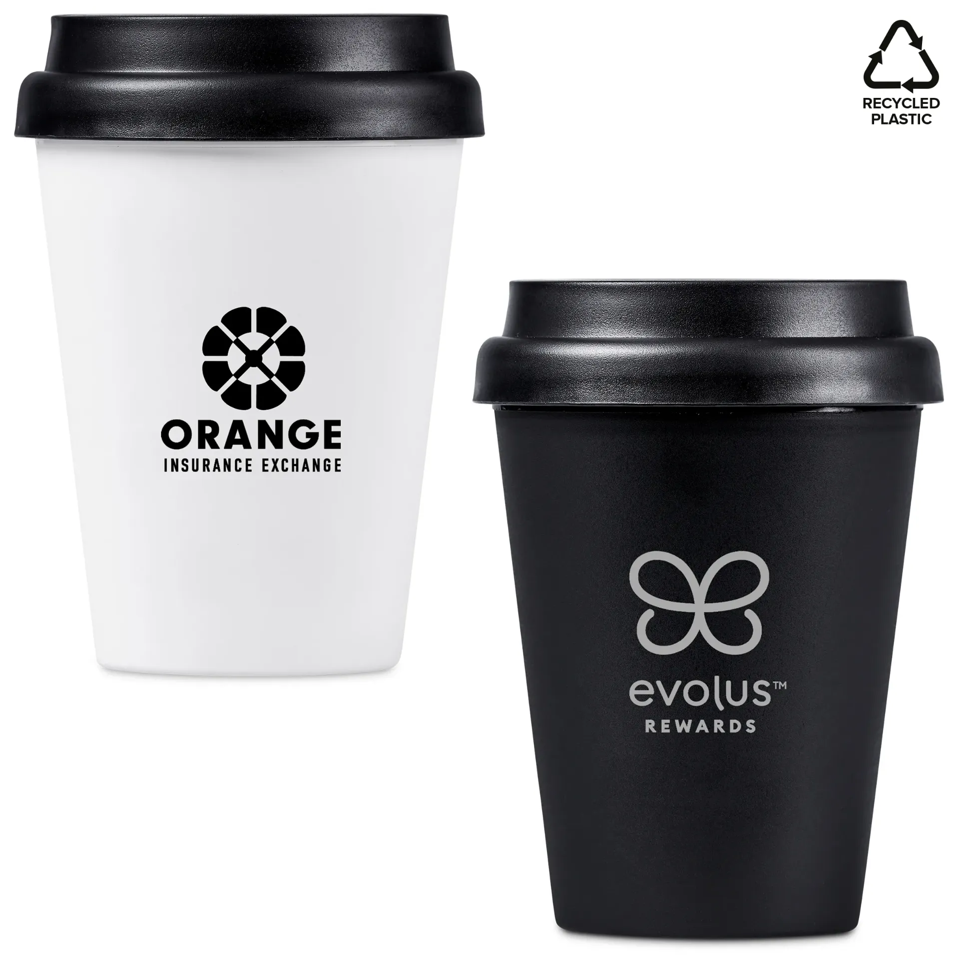 Altitude Perk Recycled Plastic Double-Wall Tumbler – 300ml (Black)