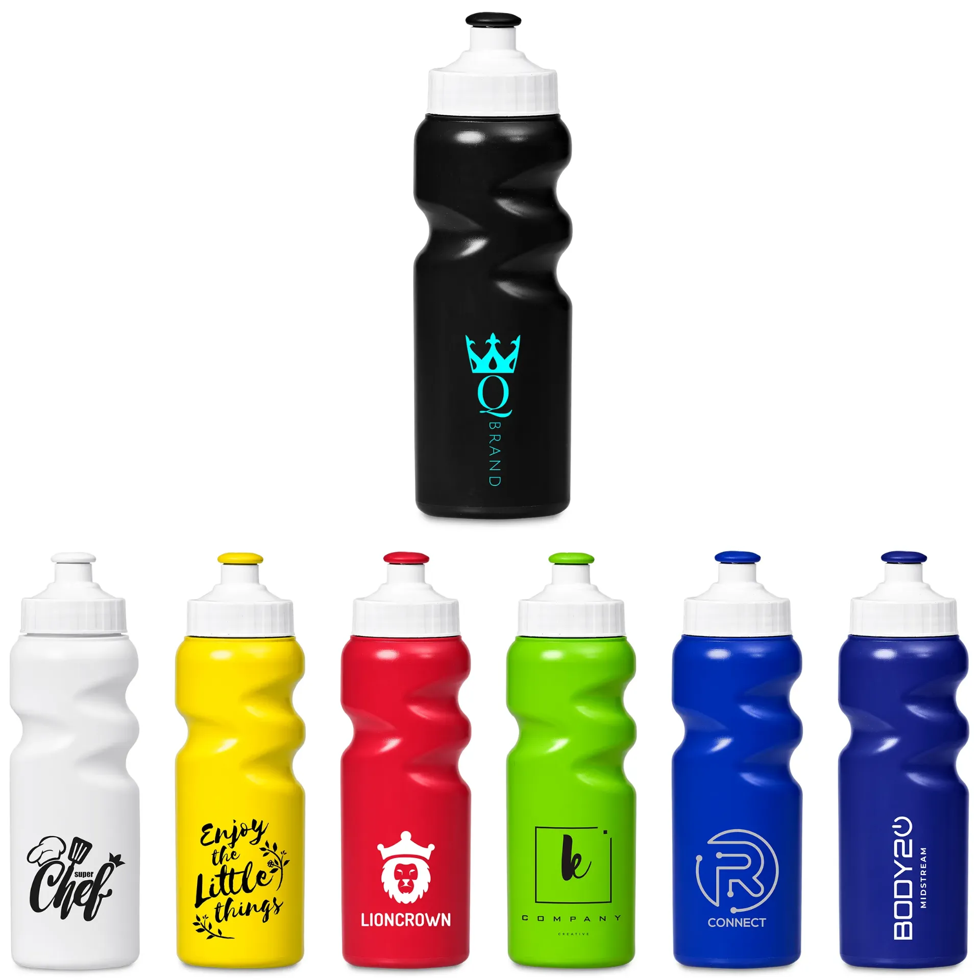 Altitude Baltic Plastic Water Bottle - 330ml (Black)