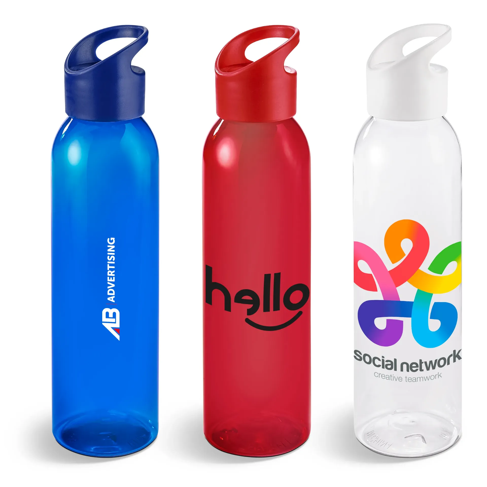 Altitude Fresco Plastic Water Bottle - 650ml (Red)